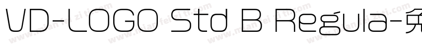 VD-LOGO Std B Regula字体转换